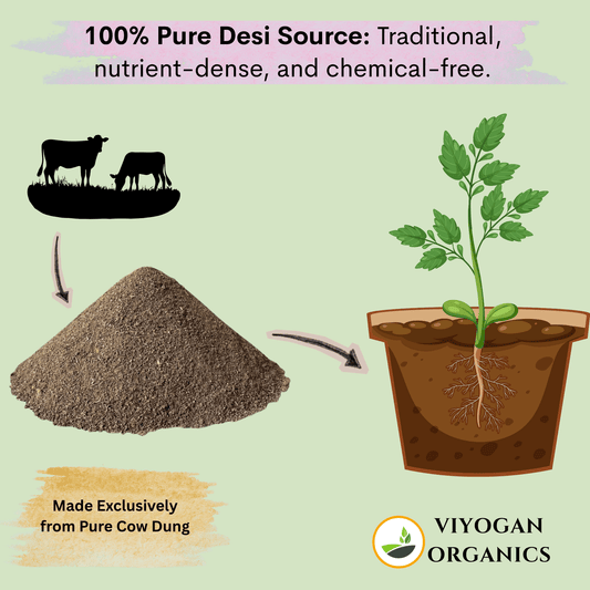100% Decomposed Cow Dung Manure - Premium Organic Fertilizer