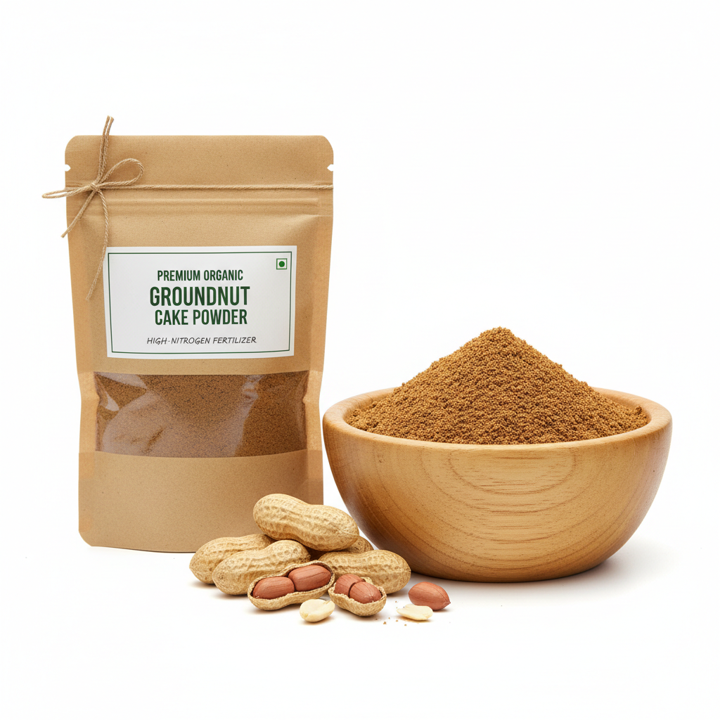Premium Groundnut Cake Powder – High-Nitrogen Organic Growth Booster