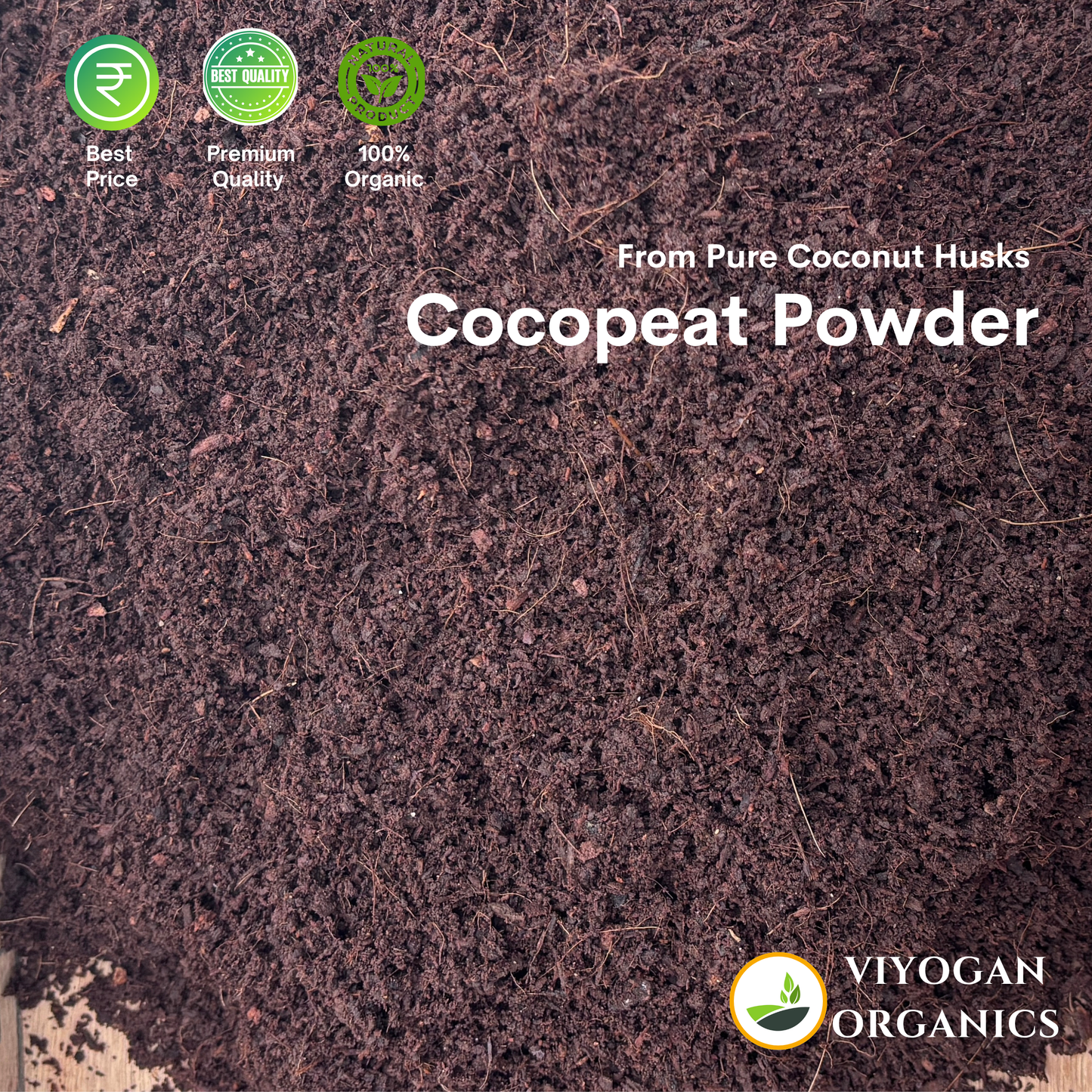 Cocopeat compost powder