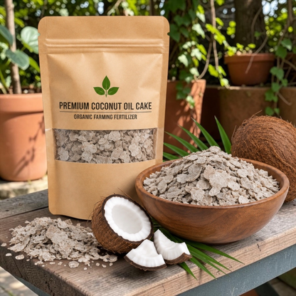 Premium Coconut Oil Cake Powder – Organic Nutrient Booster for Soil & Plants