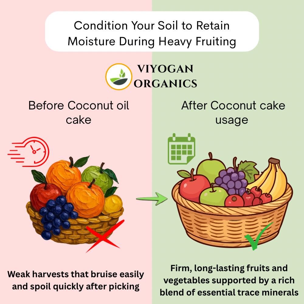 Premium Coconut Oil Cake Powder – Organic Nutrient Booster for Soil & Plants