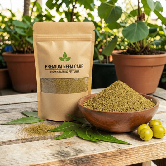 Premium Neem Cake Powder – Dual-Action Organic Fertilizer & Natural Pest Repellent
