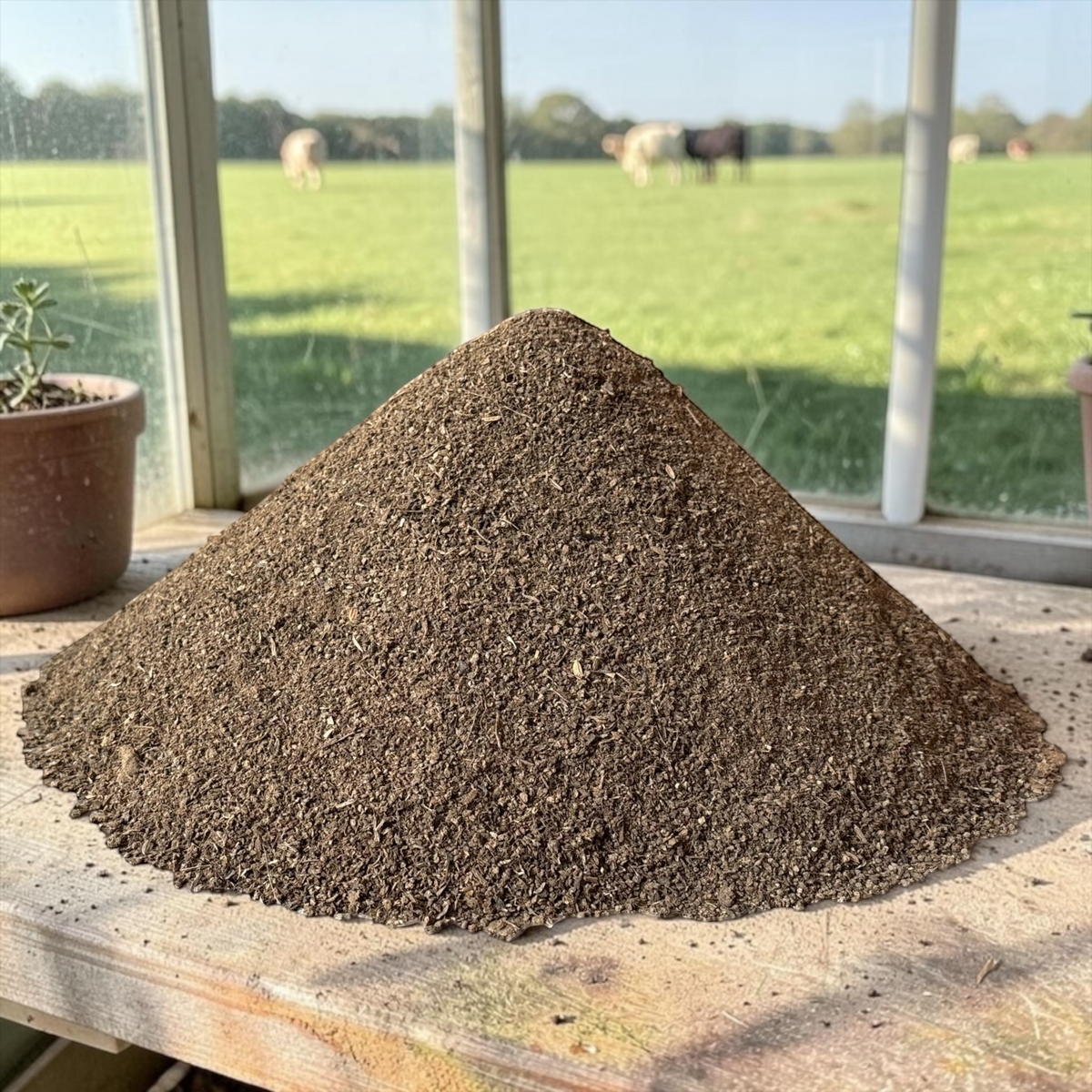 100% Decomposed Cow Dung Manure - Premium Organic Fertilizer