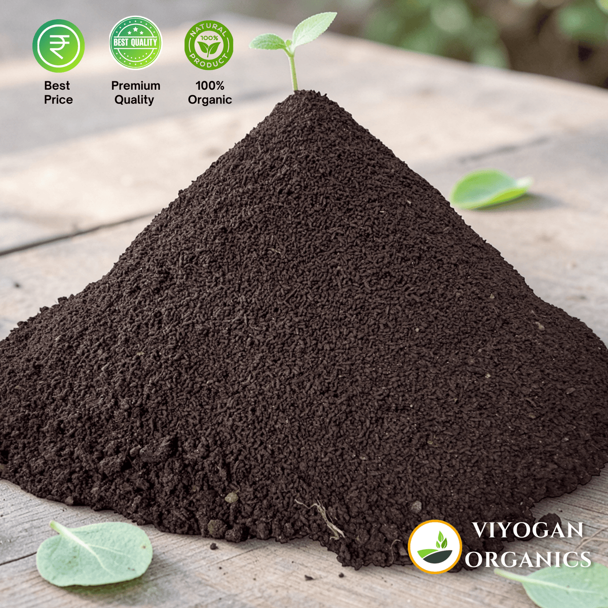 Premium Vermicompost – Organic Farming Grade Bio-Fertilizer - Viyogan Organics